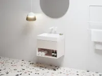 SD Lite 60 fürdőszobai szekrény mosdó alá Alabaster Pink