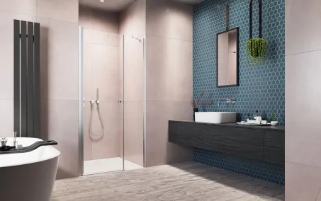 Eos DWS I zuhanyajtó 100 átlátszó balos