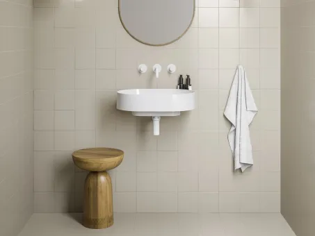 Yard 60 kerámiamosdó, matt fehér, túlfolyó furat nélkül