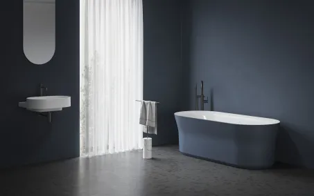 Espirit padlón álló kádcsaptelep szettel ES 080.20BLM.RB07G, Black Matt