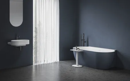 Espirit padlón álló kádcsaptelep szettel ES 080.20BLM.RB07G, Black Matt