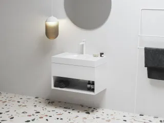 SD Lite 80 fürdőszobai szekrény mosdó alá fehér