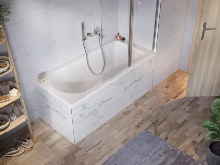 Flow 180x80 akrilkád fehér