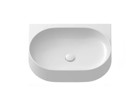 Yard 60 kerámiamosdó, matt fehér, túlfolyó furat nélkül