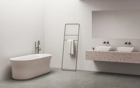 Espirit padlón álló kádcsaptelep szettel ES 080.20GB.RB07G, Graphite Brushed