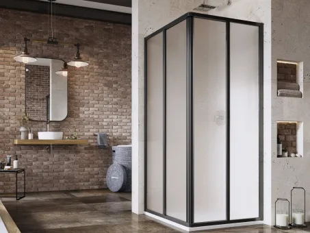 Supernova SRV2-100 195 S zuhanykabin fekete+grape