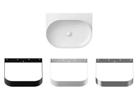 Yard 60 kerámiamosdó, matt fehér, túlfolyó furat nélkül