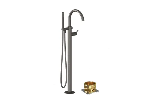 Espirit padlón álló kádcsaptelep szettel ES 080.20GB.RB07G, Graphite Brushed