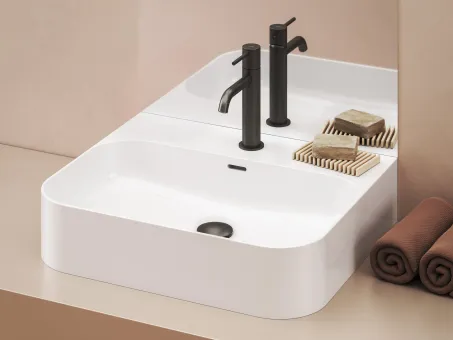 Espirit álló mosdócsaptelep 190 mm leeresztő nélkül ES 012.20GB, Graphite Brushed