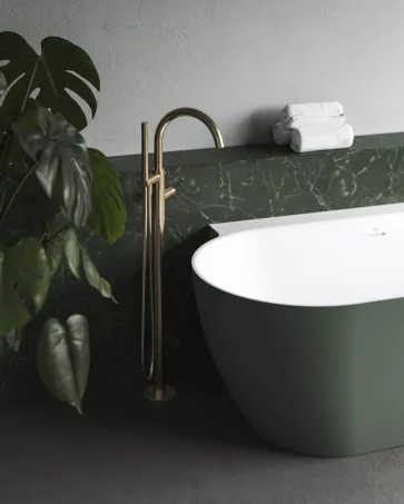 Espirit padlón álló kádcsaptelep szettel ES 080.60RGB.RB07G, Rose Gold Brushed