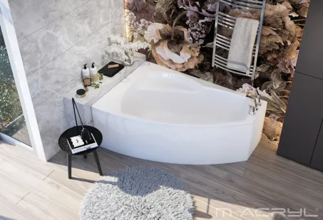 Claudia aszimmetrikus akril kád 170x115 jobbos