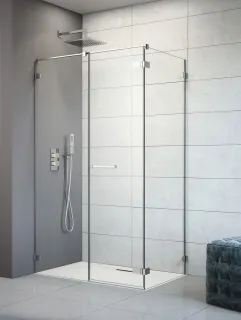 Arta KDS II szögletes zuhanykabin 90x75 átlátszó balos