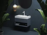 SD Lite 80 fürdőszobai szekrény mosdó alá Deepsea Blue