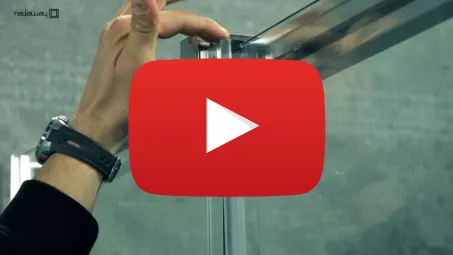 Espera KDJ szögletes zuhanykabin 110x100 átlátszó jobbos