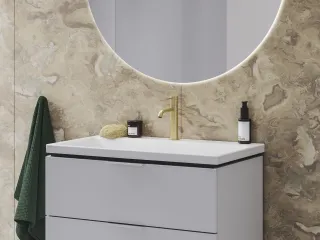 Espirit álló mosdócsaptelep 190 mm leeresztő nélkül ES 012.60GLB, Gold Brushed