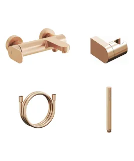 Eleganta fali kádcsaptelep szettel, rose gold EL 022.60RGB+S