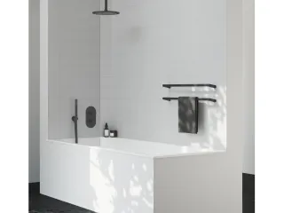 Espirit falba süllyesztett csaptelep, háromutas, belső egység nélkül ES 068.20BLM.O3.RB07F, Black Matt