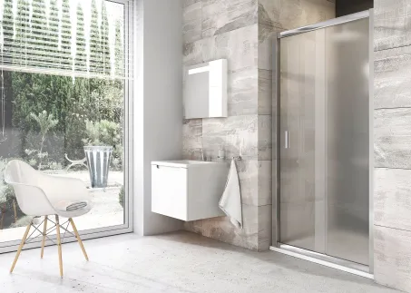 Blix BLDP2-100 zuhanyajtó krómhatású+grape