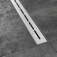 OZ Ravak Runway 75 zuhanyfolyóka rozsdamentes acél