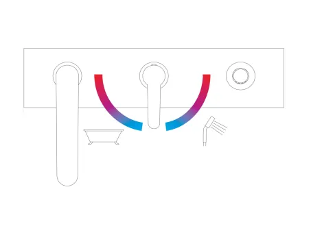 Puri kádperem csaptelep szett PU 026.00CR, króm