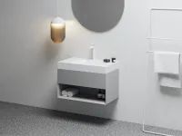 SD Lite 80 fürdőszobai szekrény mosdó alá Smoke Grey