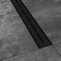 OZ Ravak Runway 75 zuhanyfolyóka fekete