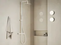 Espirit termosztátos zuhanyoszlop szettel ES 091.10WV, White Velvet