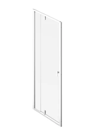 Nexty NDOP2-120 zuhanyajtó matt fehér+transparent
