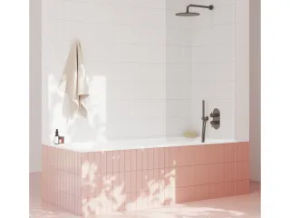 Espirit falba süllyesztett csaptelep, háromutas, belső egység nélkül ES 068.20GB.O3.RB07F, Graphite Brushed