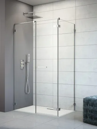 Arta KDS II szögletes zuhanykabin 90x90 átlátszó balos