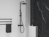 Espirit termosztátos zuhanyoszlop szettel ES 091.20BLM, Black Matt