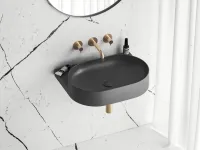 Yard 60 kerámiamosdó antracit, túlfolyó furat nélkül