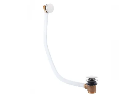 Vízfeltöltős, Click-Clack le- és túlfolyó kerek - arany