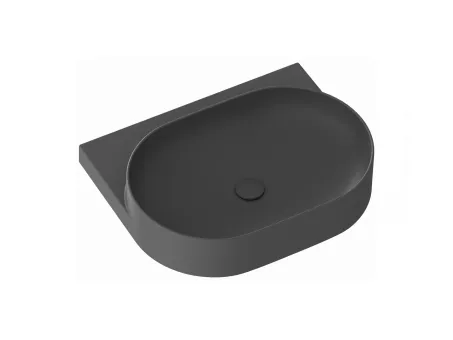 Yard 60 kerámiamosdó antracit, túlfolyó furat nélkül