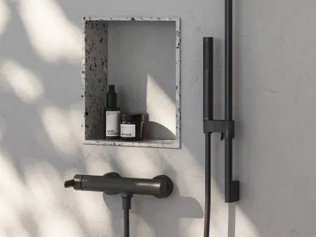 Puri zuhanycsaptelep 150 mm PU 032.20BL, fekete