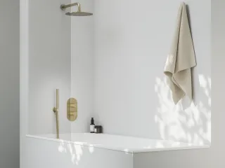 Espirit falba süllyesztett csaptelep, háromutas, belső egység nélkül ES 068.60GLB.O3.RB07F, Gold Brushed