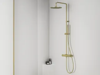 Espirit termosztátos zuhanyoszlop szettel ES 091.60GLB, Gold Brushed