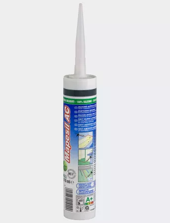 Mapei mapesil ac szilikon,hézagkitöltő ezüstszürke színbe