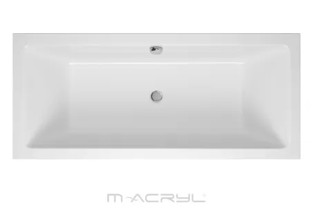 Sabina egyenes akril kád 180x80