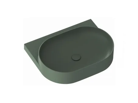 Yard 60 kerámiamosdó Grey Green, túlfolyó furat nélkül