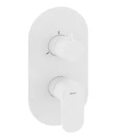 Eleganta falba süllyesztett csaptelep, háromutas, belső egység nélkülEL 068.10WV.O3.RB07F, White Velvet