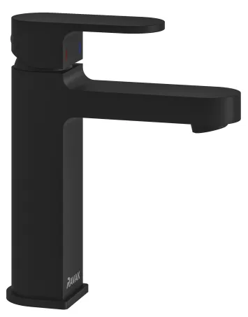 Chrome mosdócsaptelep 180 mm lefolyó nélkül CR 014.20BL, fekete