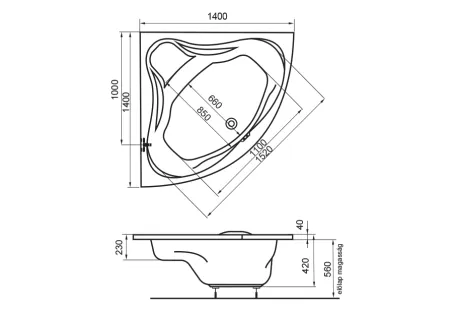 Emily sarokkád 140x140