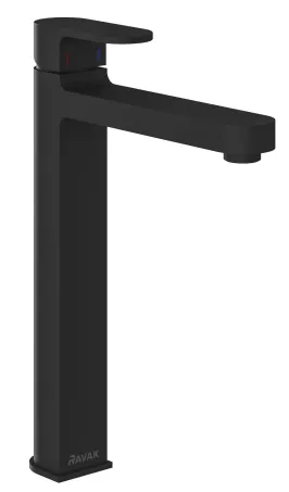 Chrome mosdócsaptelep 310 mm lefolyó nélkül CR 015.20BL, fekete