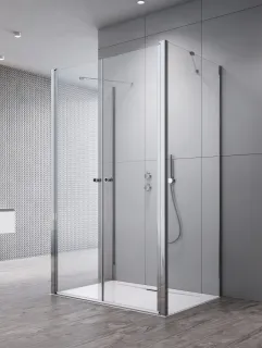 Eos DWD+2S II szögletes zuhanykabin 120x80 átlátszó