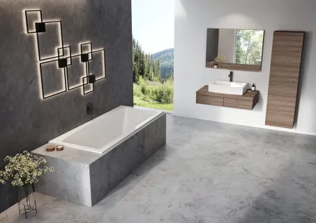 Chrome mosdócsaptelep 310 mm lefolyó nélkül CR 015.20BL, fekete