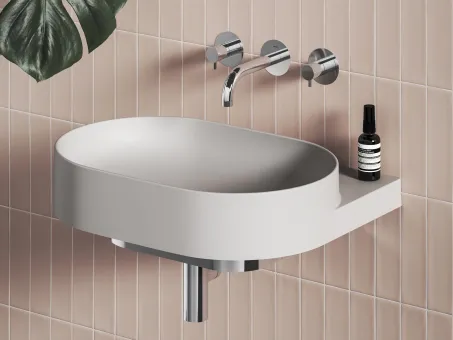 Yard 60 kerámiamosdó Smoke Grey, túlfolyó furat nélkül