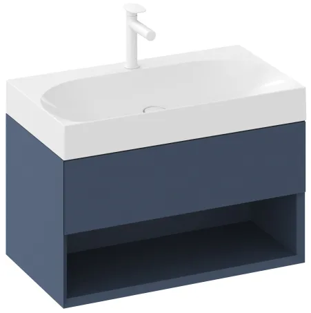 Lite 80 mosdó fehér, túlfolyó nélkül, csaptelep furattal