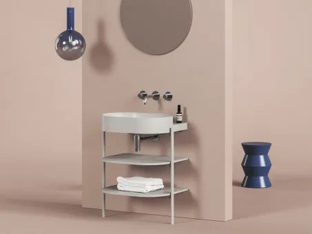 Yard 60 kerámiamosdó Smoke Grey, túlfolyó furat nélkül