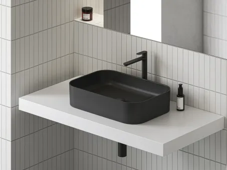 Ceramic Slim R 55 kerámiamosdó matt fekete